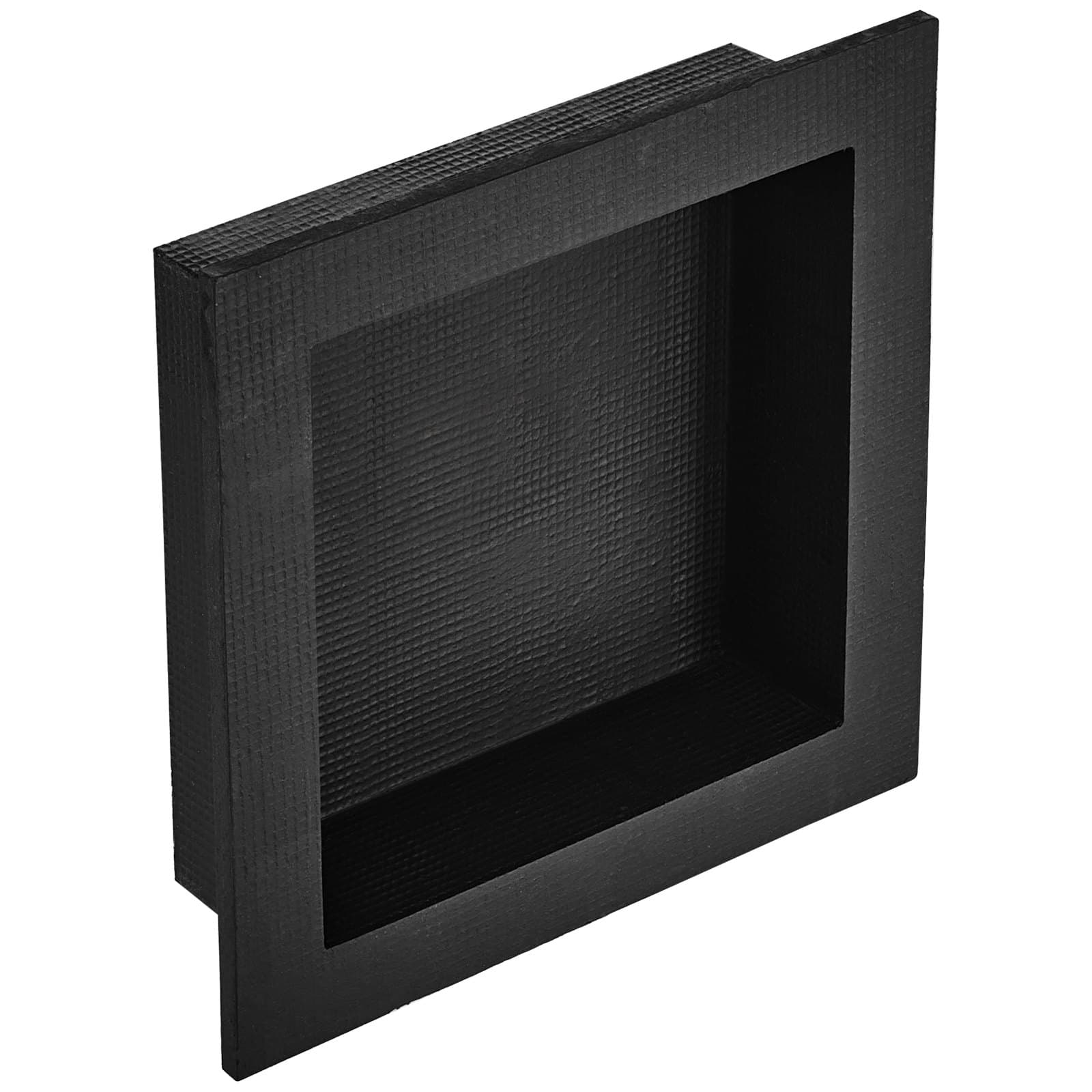 Shower Niche Ready For Tile 16 X 16, Single Shelf Organizer, Square Corners Wall-inserted Niche Recessed, Sealed Protection Modern Soap Storage Niche For Shower Bathroom, Black image 11
