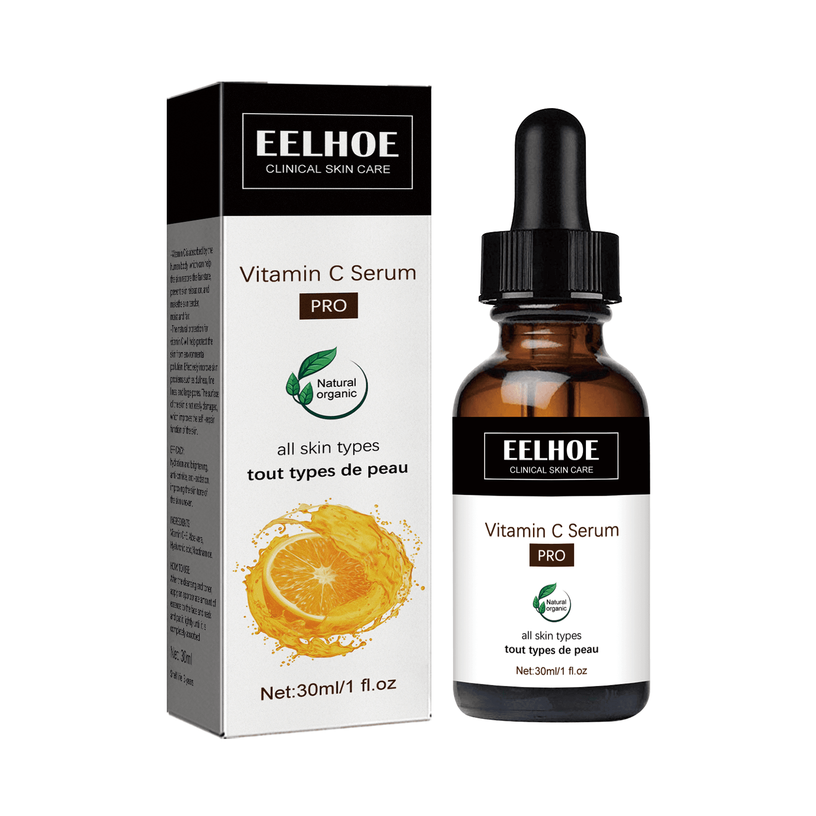 EELHOE Vitamin C Serum For Reducing The Appearance Of Fine Lines, Firming, And Moisturizing The Skin For A More Youthful Complexion image 3