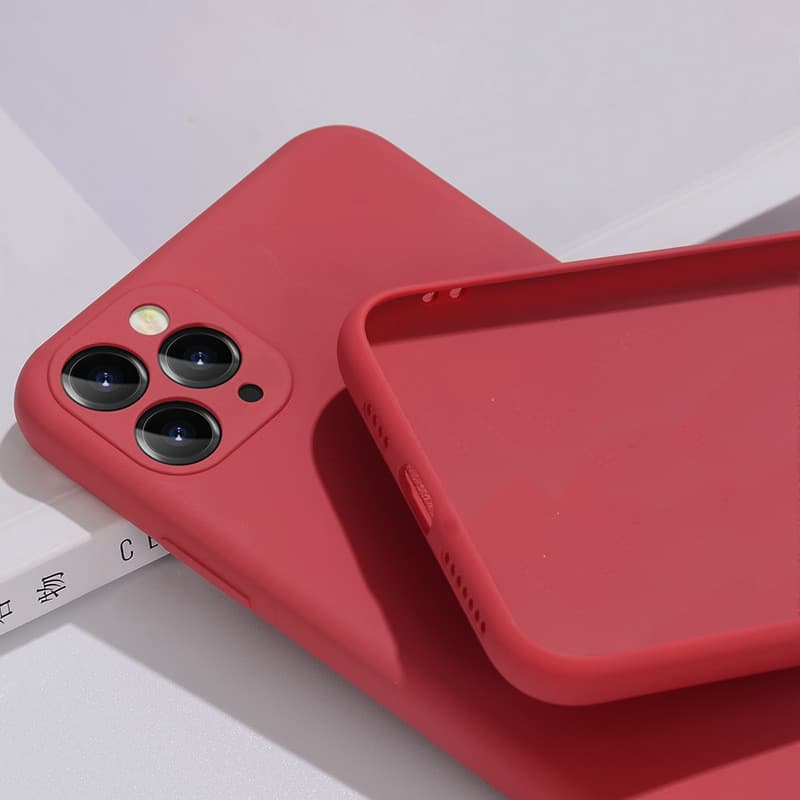 Precision hole liquid silicone mobile phone case image 4