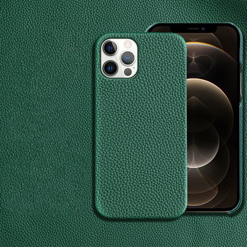 Genuine Leather Protective Case Shatterproof Mobile Phone Case image 7