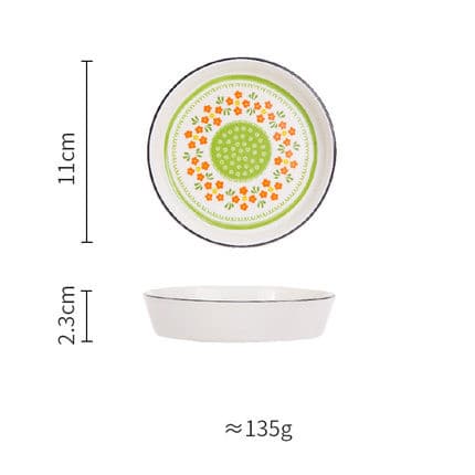 Creative New Bone China Disc Tableware image 5