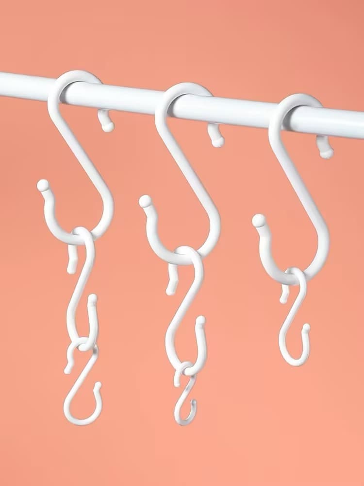 The Ultra-practical Oversized S-hook Is Suitable For A Variety Of Scenarios. They Are Powerful Load-bearing Storage Tools And Essential Items For Homes, Kitchens, And Bathrooms. image 4