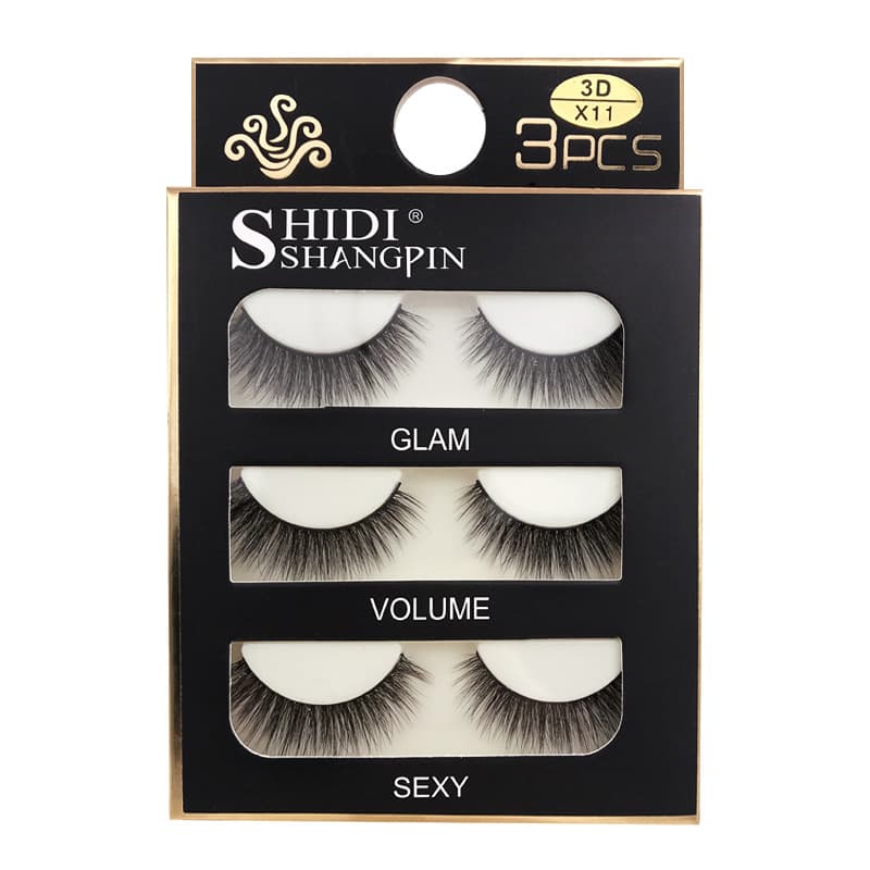 3D Mink Hair Natural Cross Eyelashes 3 Pairs image 18