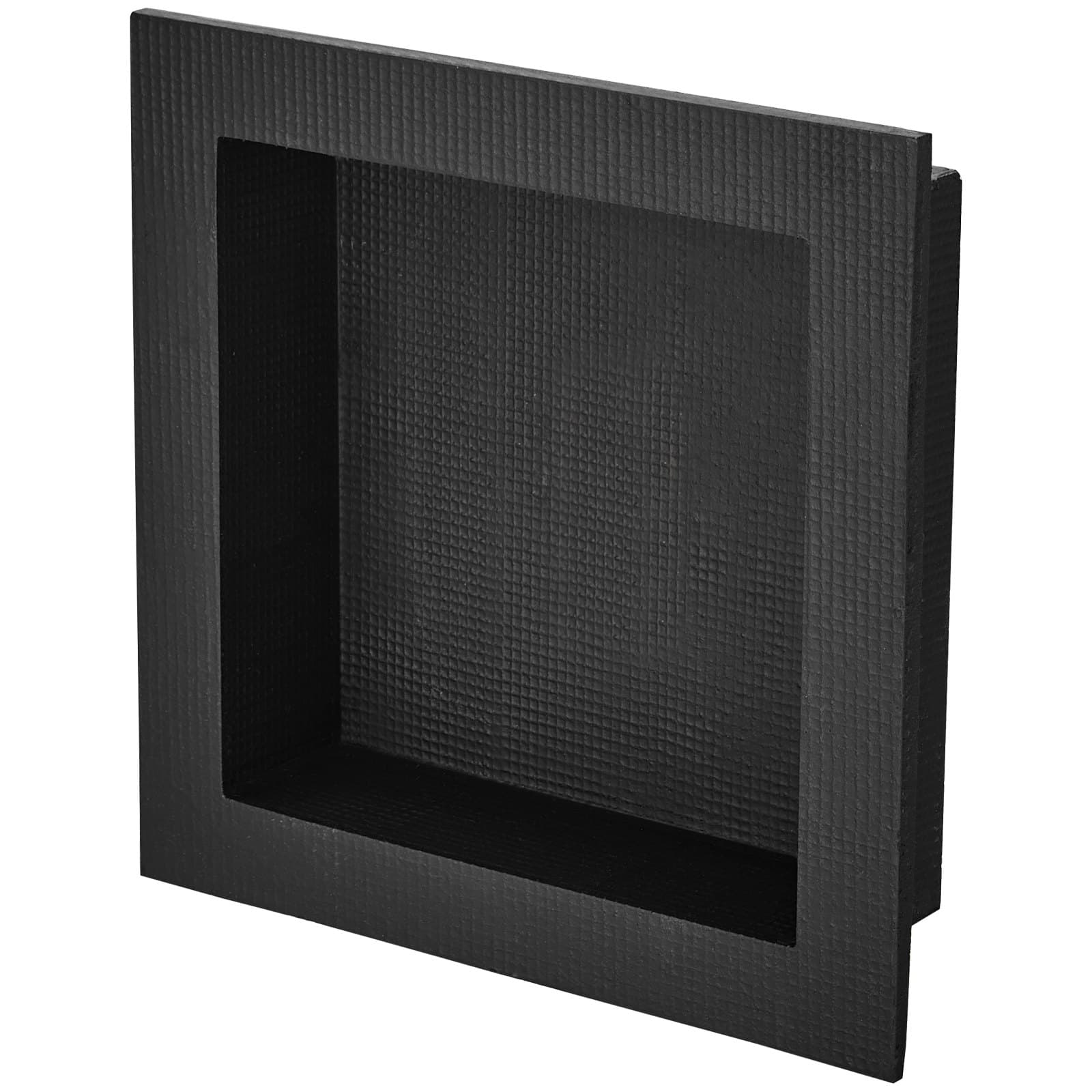 Shower Niche Ready For Tile 16 X 16, Single Shelf Organizer, Square Corners Wall-inserted Niche Recessed, Sealed Protection Modern Soap Storage Niche For Shower Bathroom, Black image 8