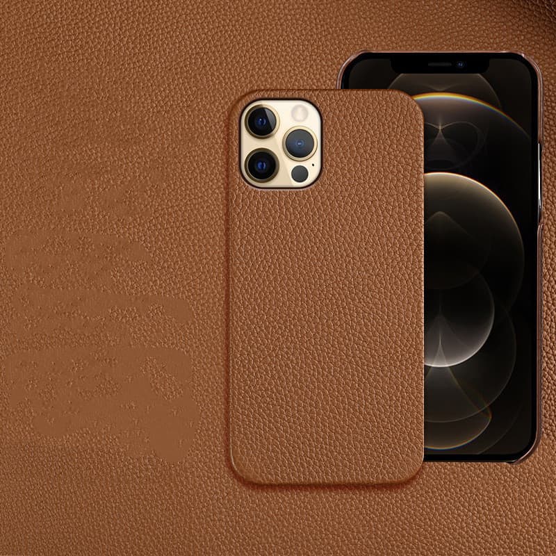 Genuine Leather Protective Case Shatterproof Mobile Phone Case image 3
