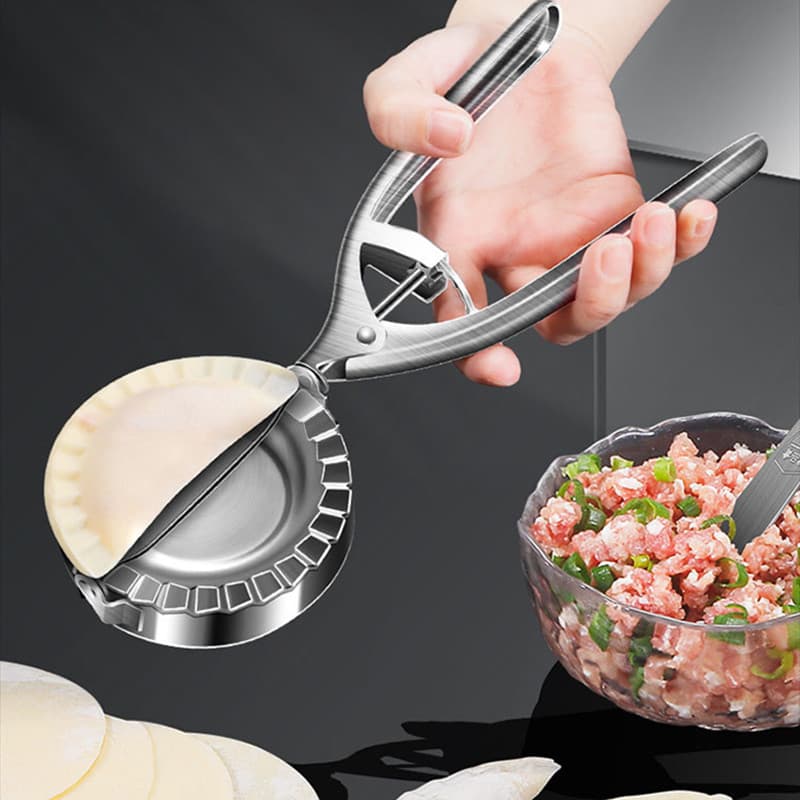 Kitchen Dumpling Mold Stainless Steel Dumpling Machine Pressing Home Baking Tool Skin Press Tool Dumpling Noodle Manual Kitchen Gadgets image 6