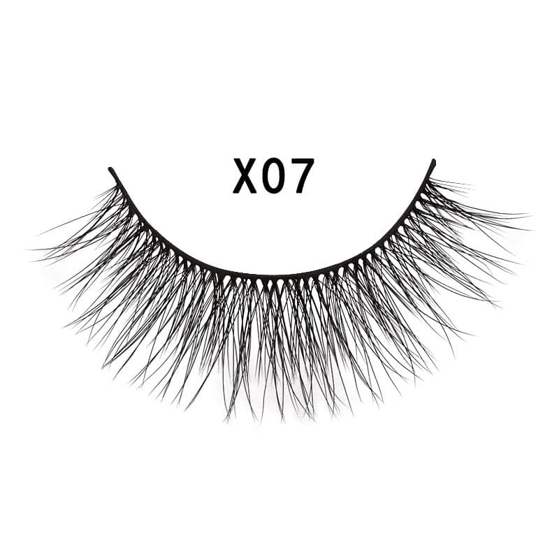 3D Mink Hair Natural Cross Eyelashes 3 Pairs image 5