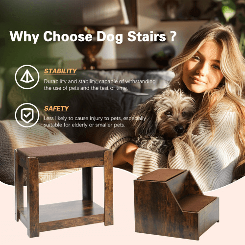 Pet Bunk Bed With Removable Step For Dogs And Cats, Multi-Level Bed Window Perch Seat Platform With Cushion And Cat Scratch Pad, Indoor Use image 12