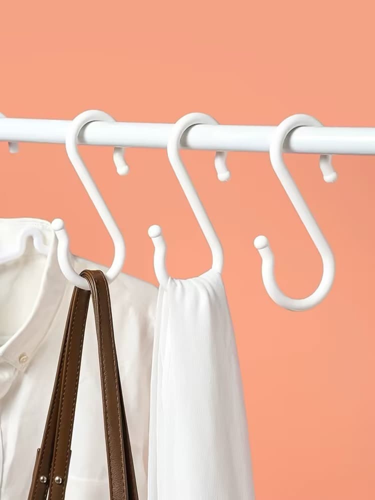 The Ultra-practical Oversized S-hook Is Suitable For A Variety Of Scenarios. They Are Powerful Load-bearing Storage Tools And Essential Items For Homes, Kitchens, And Bathrooms. image 2