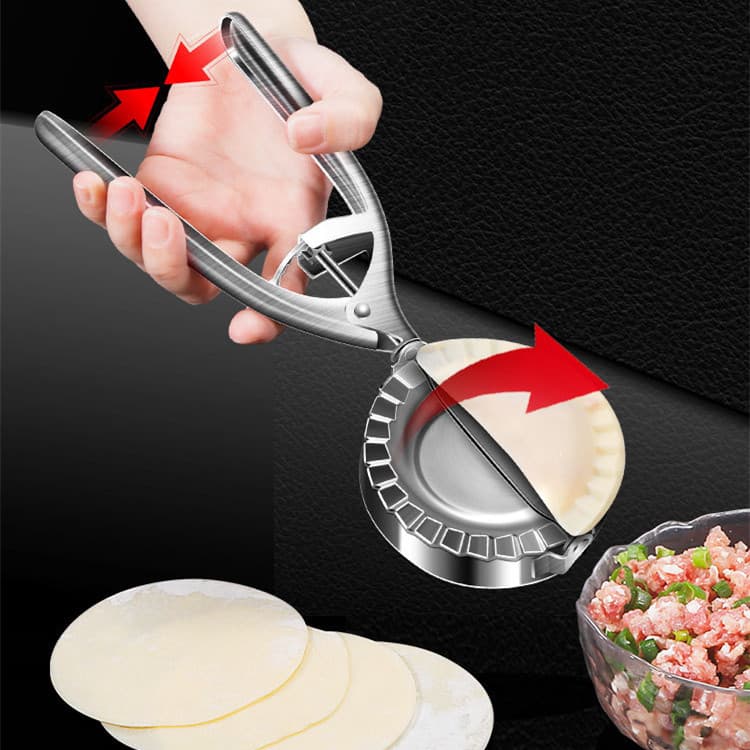 Kitchen Dumpling Mold Stainless Steel Dumpling Machine Pressing Home Baking Tool Skin Press Tool Dumpling Noodle Manual Kitchen Gadgets image 7