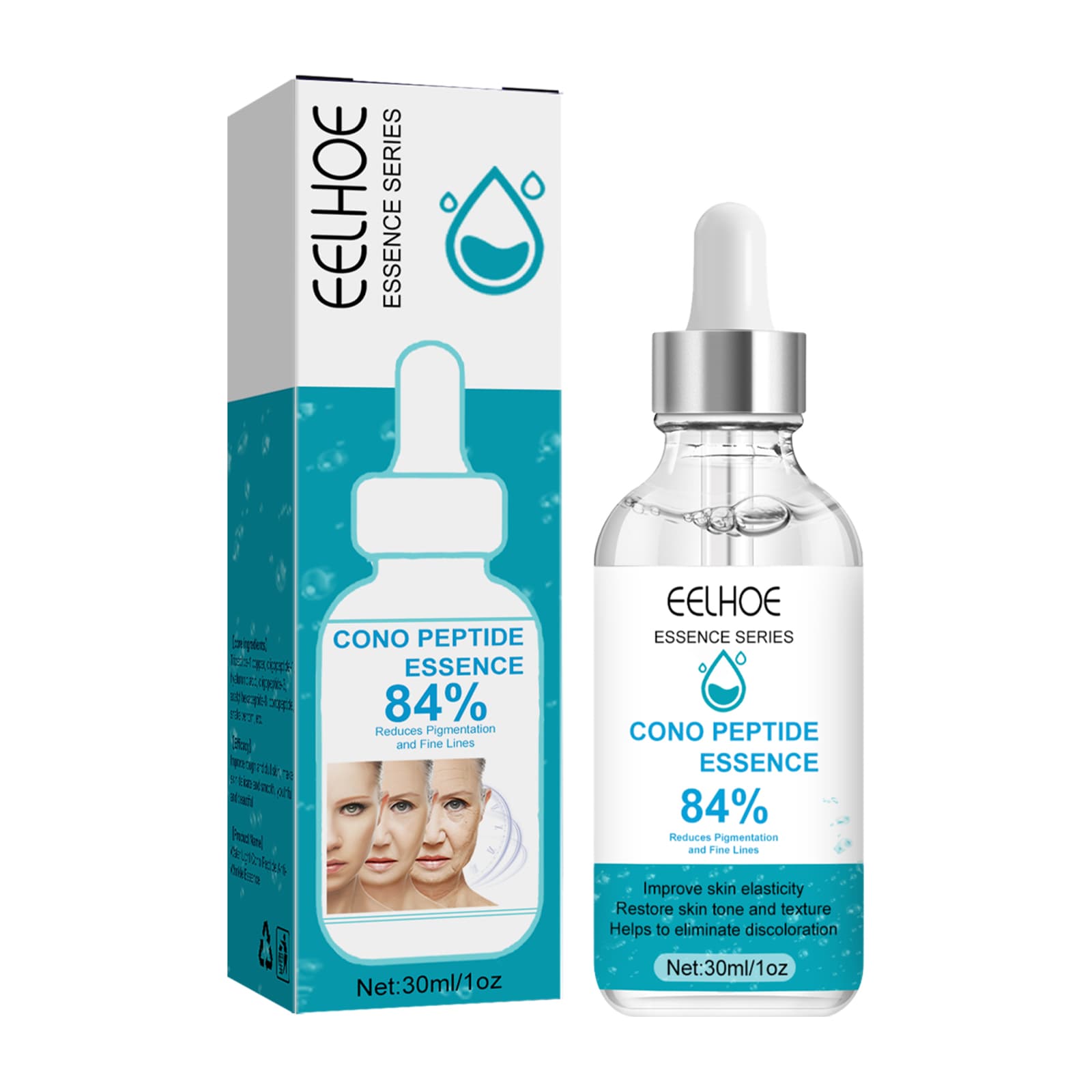 EELHOE Aquatic Dendrobatid Peptide Anti-Wrinkle Serum For Skin Repair, Targeting Fine Lines Around The Eyes And Mouth, And Firming Wrinkles For Enhanced Skincare image 4