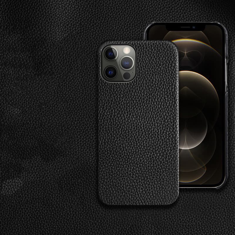 Genuine Leather Protective Case Shatterproof Mobile Phone Case image 2