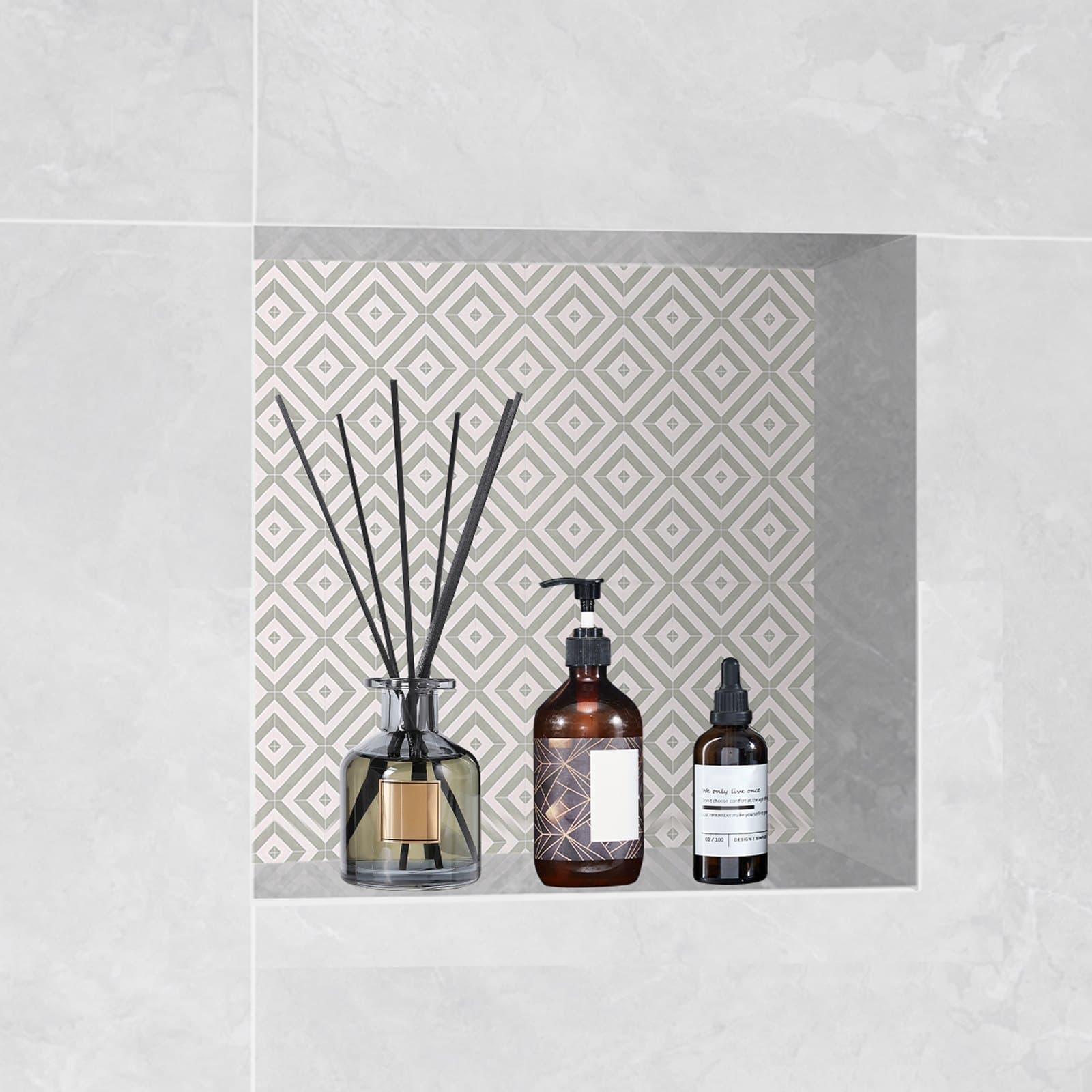 Shower Niche Ready For Tile 16 X 16, Single Shelf Organizer, Square Corners Wall-inserted Niche Recessed, Sealed Protection Modern Soap Storage Niche For Shower Bathroom, Black image 9