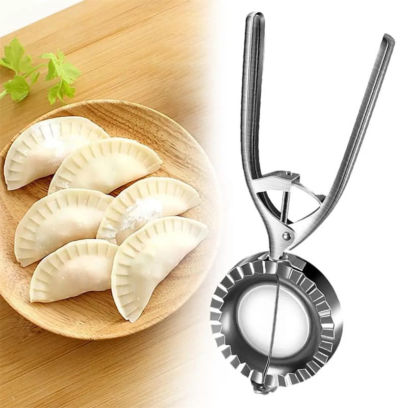 Kitchen Dumpling Mold Stainless Steel Dumpling Machine Pressing Home Baking Tool Skin Press Tool Dumpling Noodle Manual Kitchen Gadgets image 9