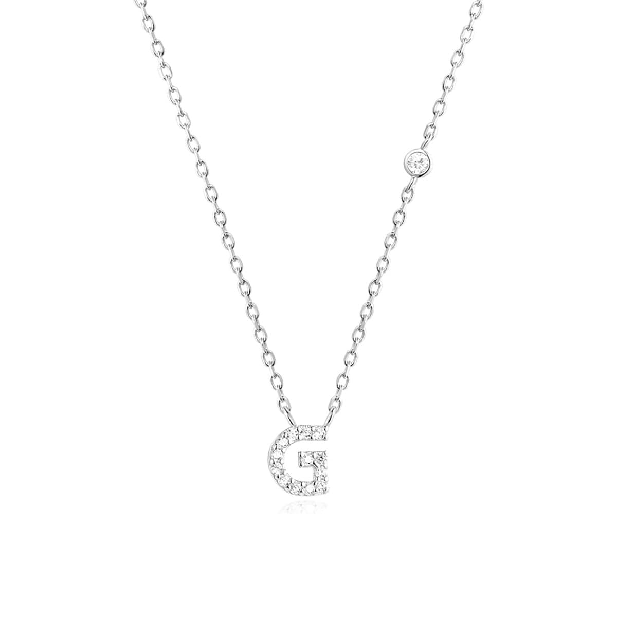 Fashion Jewelry Luxury Gold Color A-Z 26 Letters Necklace CZ Pendant For Women Cute Initials Name Necklace Fashion Party Wedding Jewelry Gift image 51