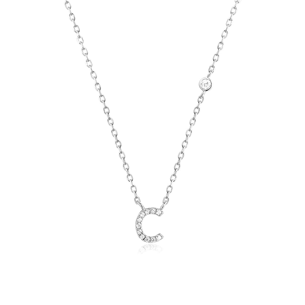 Fashion Jewelry Luxury Gold Color A-Z 26 Letters Necklace CZ Pendant For Women Cute Initials Name Necklace Fashion Party Wedding Jewelry Gift image 42