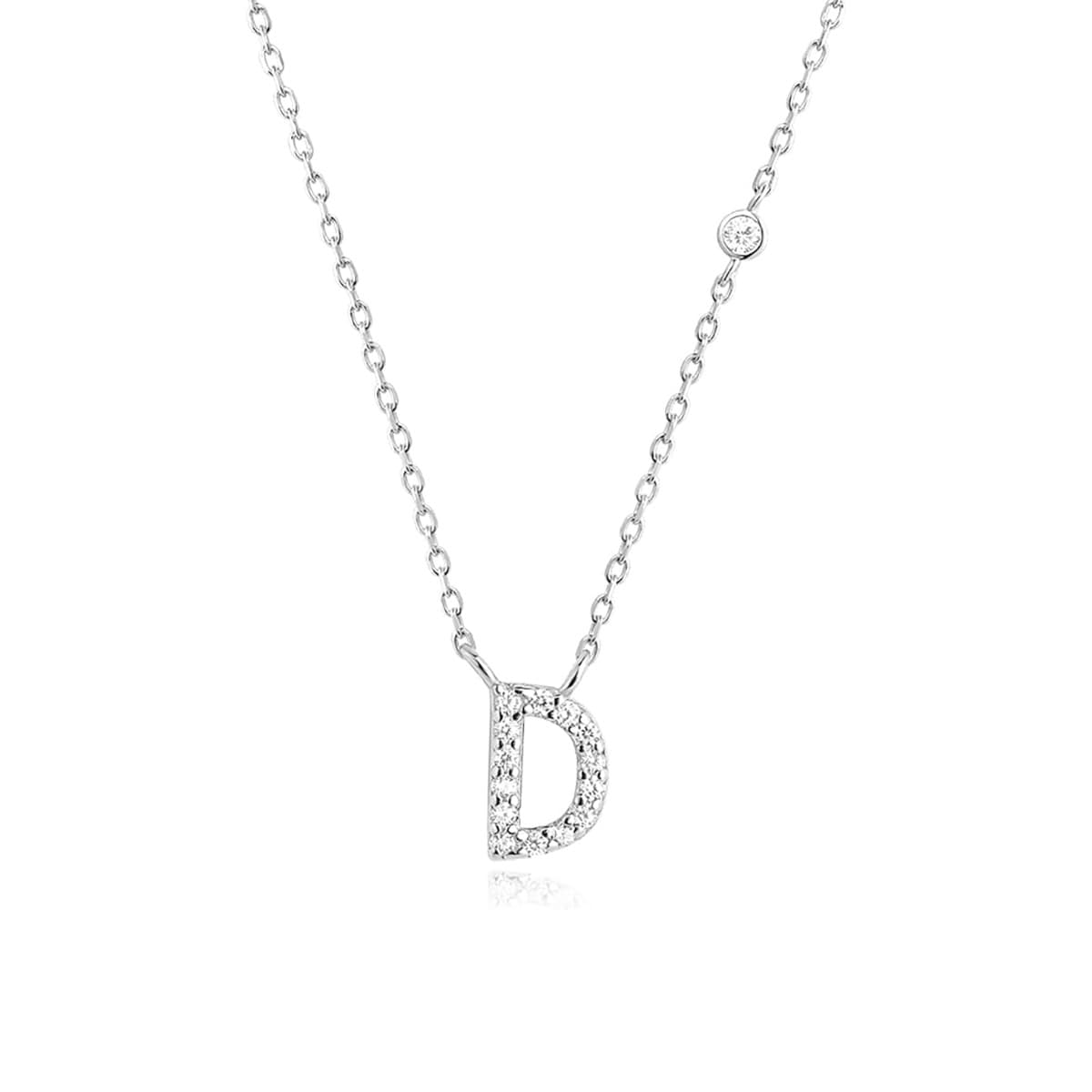 Fashion Jewelry Luxury Gold Color A-Z 26 Letters Necklace CZ Pendant For Women Cute Initials Name Necklace Fashion Party Wedding Jewelry Gift image 43