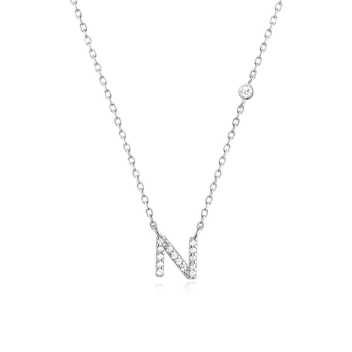 Fashion Jewelry Luxury Gold Color A-Z 26 Letters Necklace CZ Pendant For Women Cute Initials Name Necklace Fashion Party Wedding Jewelry Gift image 56
