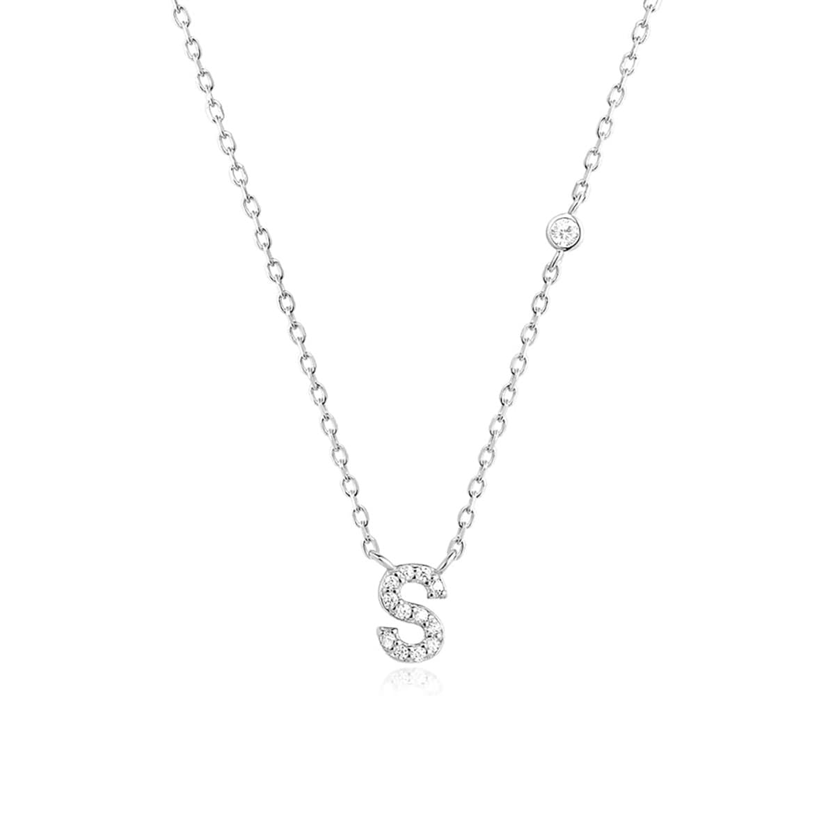 Fashion Jewelry Luxury Gold Color A-Z 26 Letters Necklace CZ Pendant For Women Cute Initials Name Necklace Fashion Party Wedding Jewelry Gift image 29
