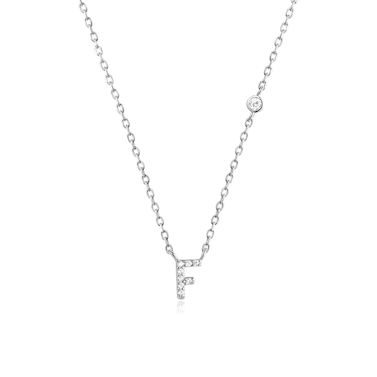 Fashion Jewelry Luxury Gold Color A-Z 26 Letters Necklace CZ Pendant For Women Cute Initials Name Necklace Fashion Party Wedding Jewelry Gift image 50