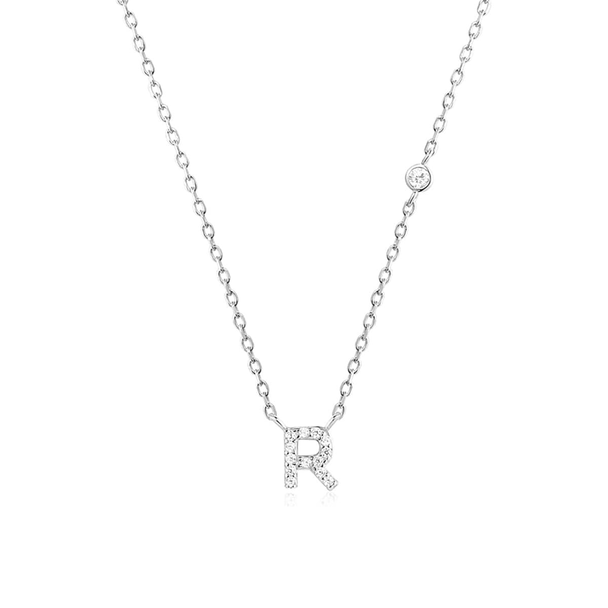 Fashion Jewelry Luxury Gold Color A-Z 26 Letters Necklace CZ Pendant For Women Cute Initials Name Necklace Fashion Party Wedding Jewelry Gift image 48