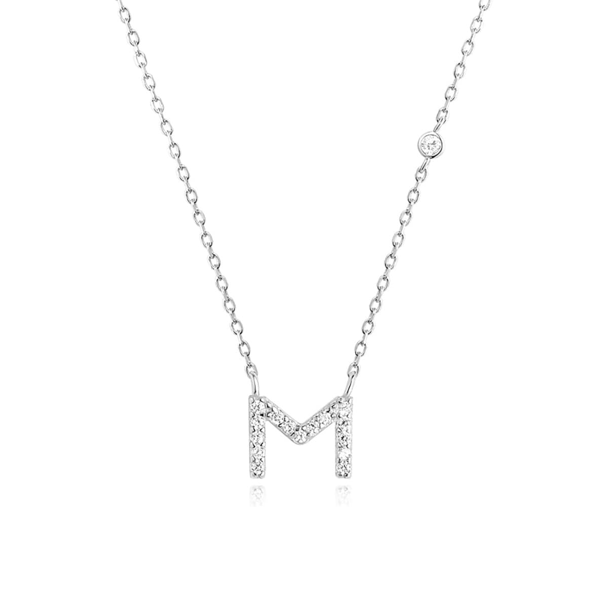 Fashion Jewelry Luxury Gold Color A-Z 26 Letters Necklace CZ Pendant For Women Cute Initials Name Necklace Fashion Party Wedding Jewelry Gift image 22