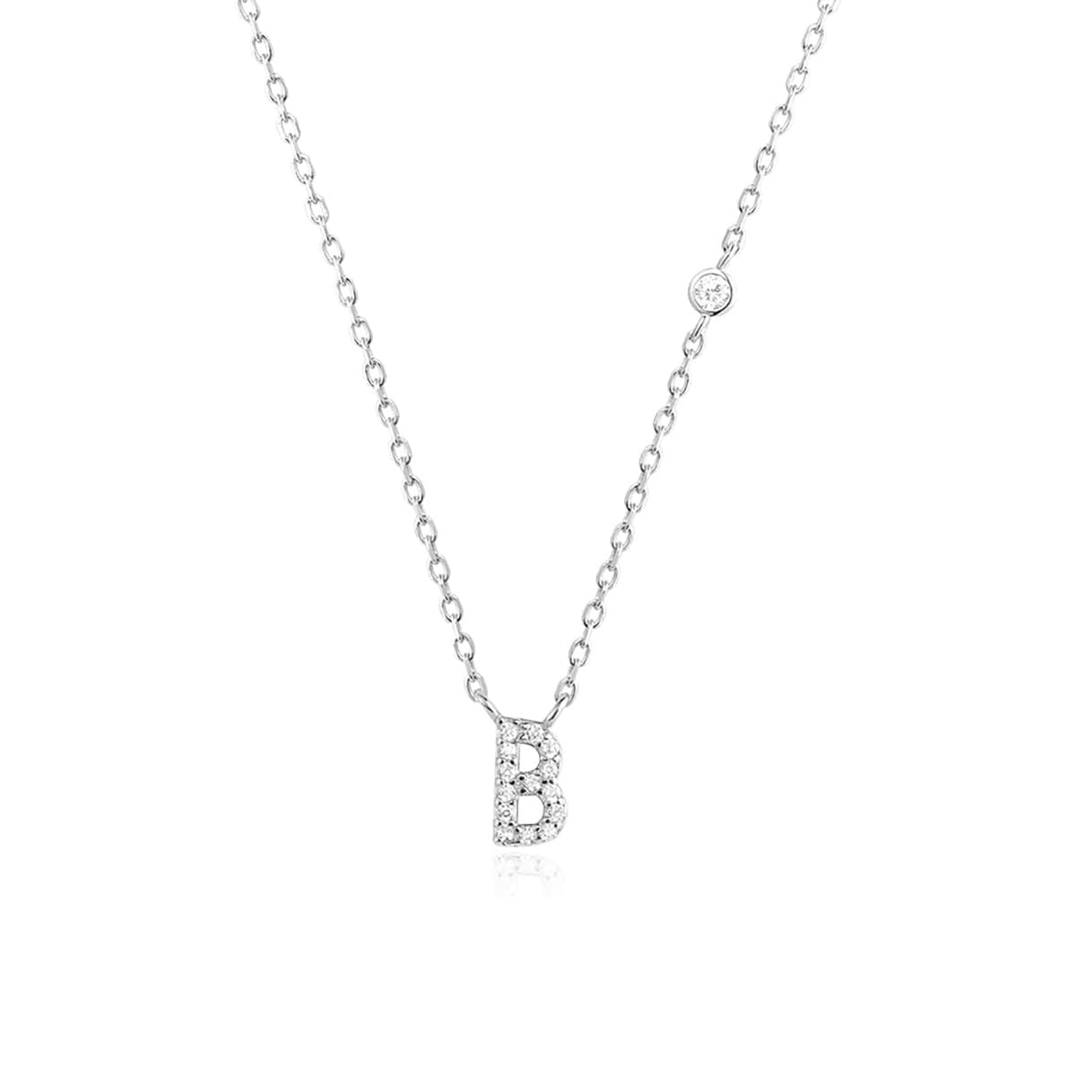 Fashion Jewelry Luxury Gold Color A-Z 26 Letters Necklace CZ Pendant For Women Cute Initials Name Necklace Fashion Party Wedding Jewelry Gift image 32