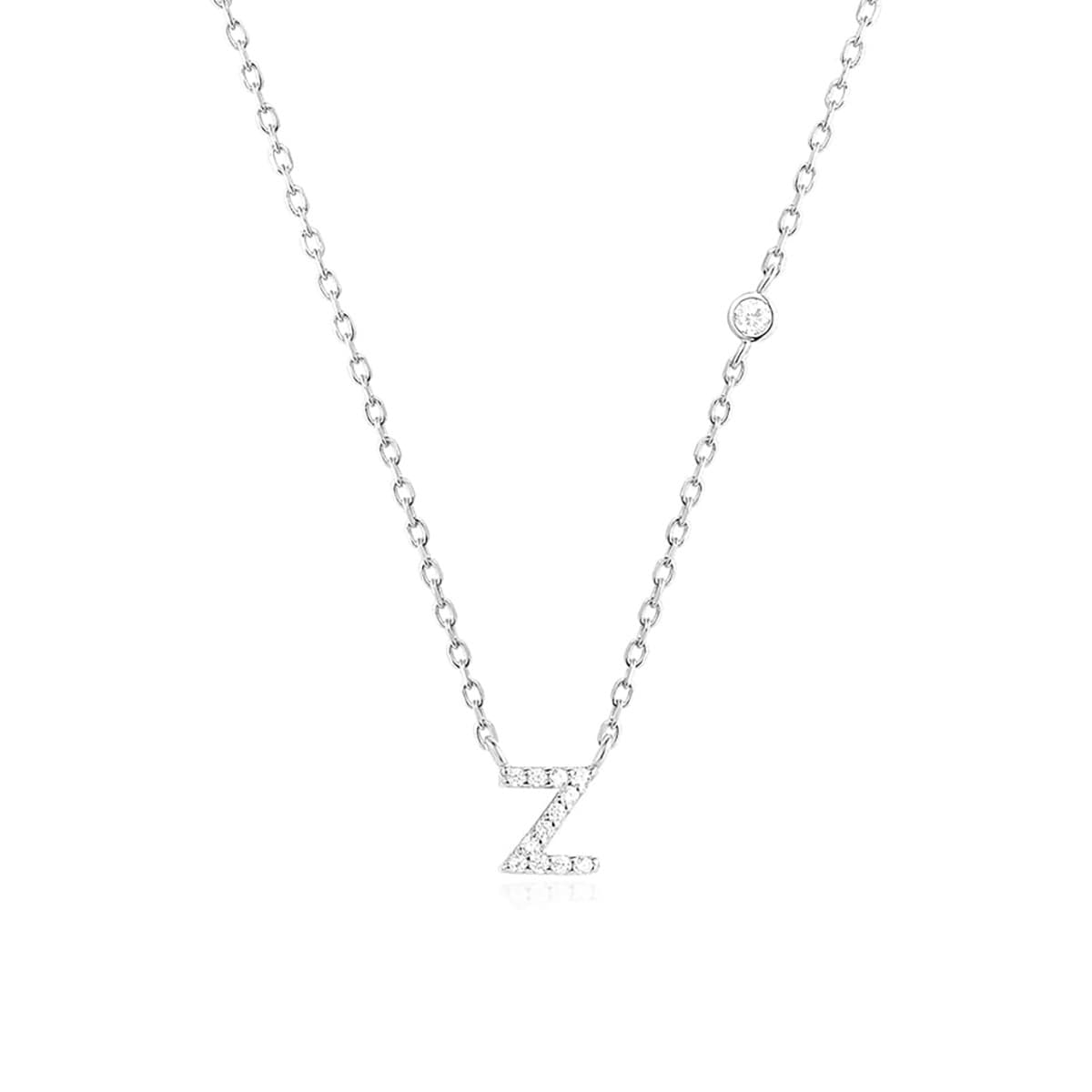 Fashion Jewelry Luxury Gold Color A-Z 26 Letters Necklace CZ Pendant For Women Cute Initials Name Necklace Fashion Party Wedding Jewelry Gift image 30