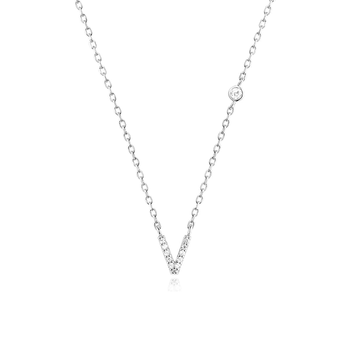 Fashion Jewelry Luxury Gold Color A-Z 26 Letters Necklace CZ Pendant For Women Cute Initials Name Necklace Fashion Party Wedding Jewelry Gift image 19