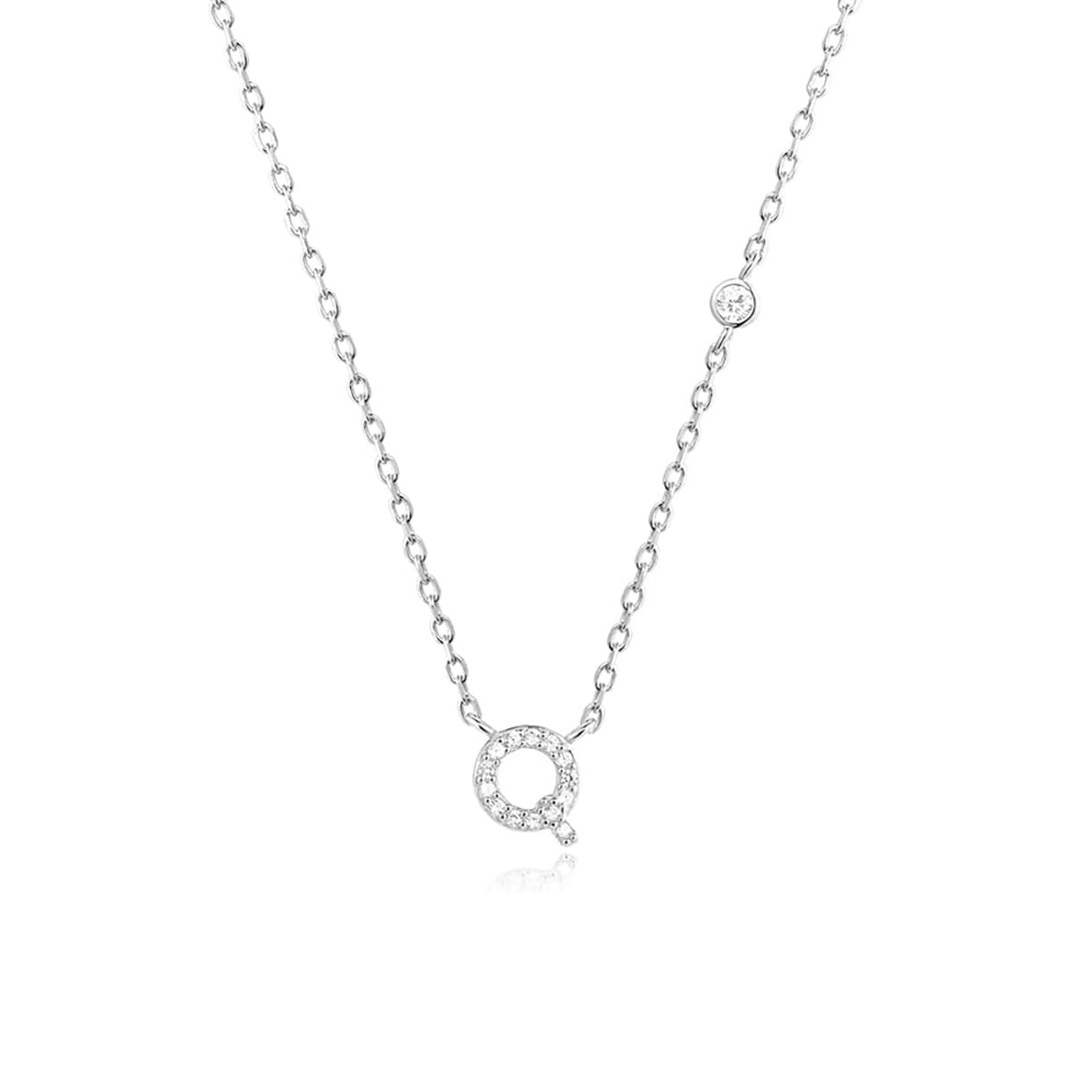 Fashion Jewelry Luxury Gold Color A-Z 26 Letters Necklace CZ Pendant For Women Cute Initials Name Necklace Fashion Party Wedding Jewelry Gift image 10