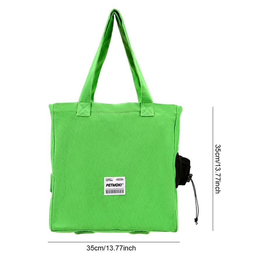 Large Capacity Pet Cat Bag Multifunctional Breathable Dog Canvas Carrier Bag Escape-proof Pet Shoulder Carrying Bag Pet Supplies image 10
