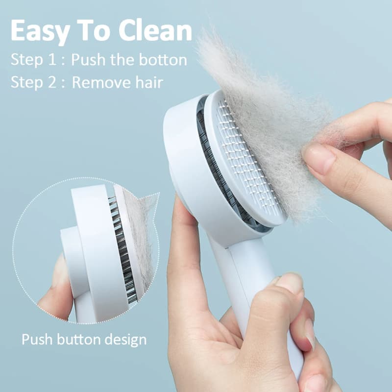Pet Needle Comb Hair Remover Brush Dog And Cat Pet Comb Self Cleaning Massage Brushes Grooming Supplies image 5